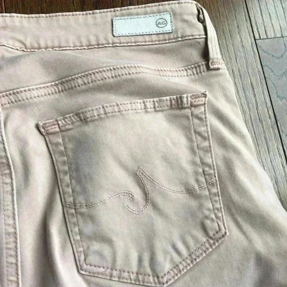 AG Adriano Goldschmied The Farrah High-Rise Skinny Ankle Jean-Size 28R-Blush - Picture 8 of 14